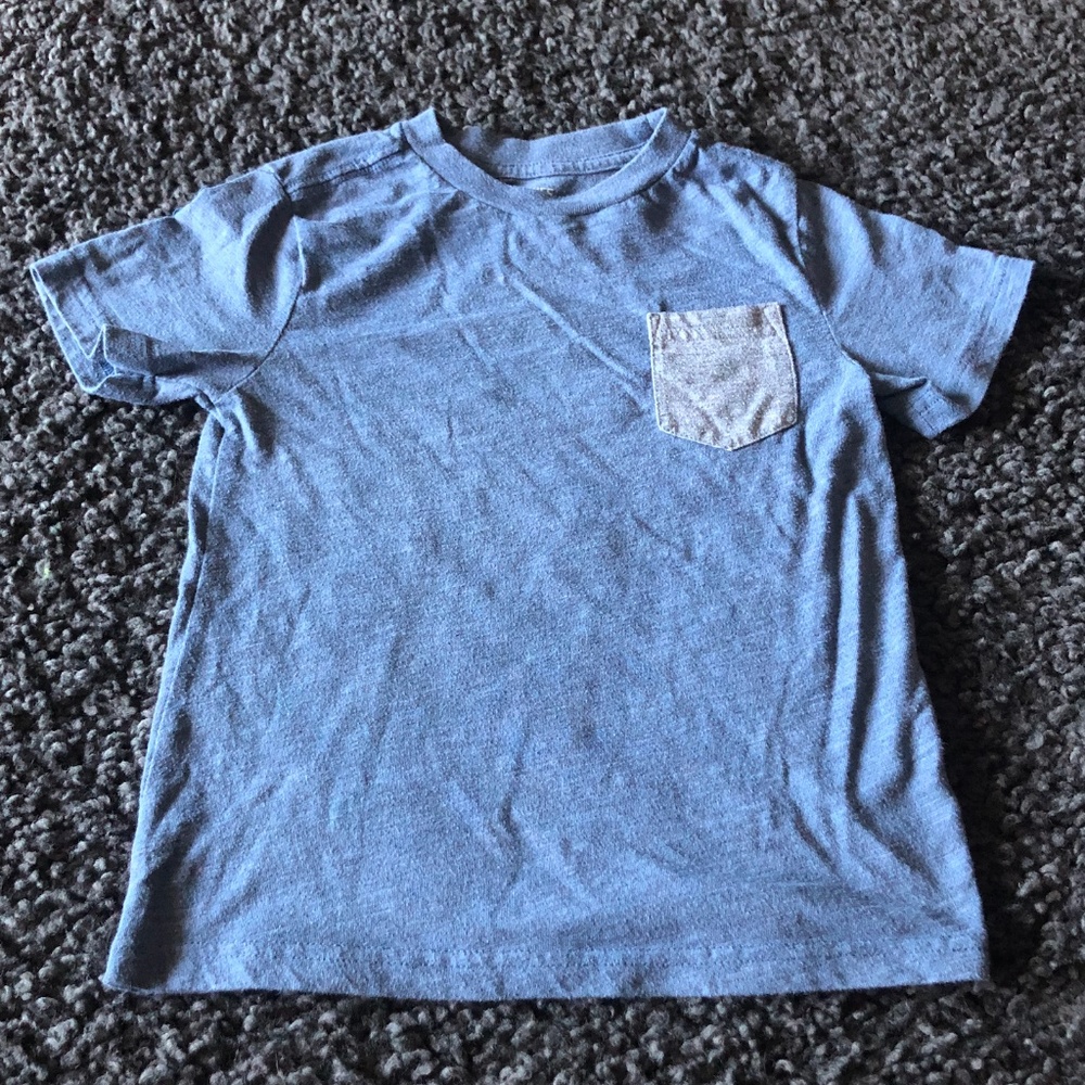 Kid's Cherokee Blue Pocket Tee